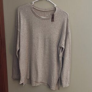 American Eagle Outfitters Gray Crew Neck Sweater